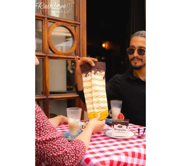 Ponožky PLANT MILK Rainbow Socks