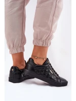 Dámské Tenisky Z Eko Kůže Big Star RR274323 Černé Dámské Tenisky Z Eko Kůže Big Star RR274323 Černé