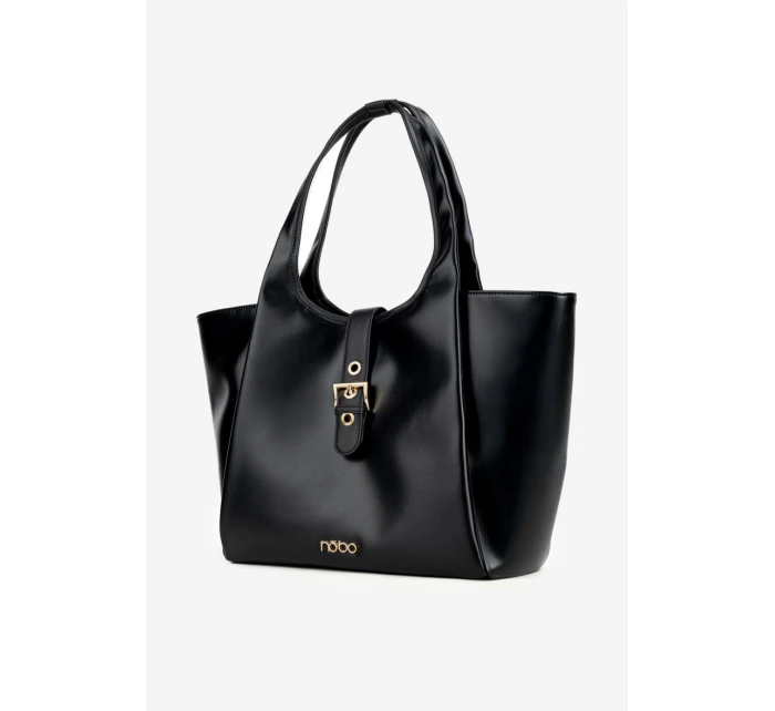Shopper taška s přezkou NOBO BAG6010-020 Černá
