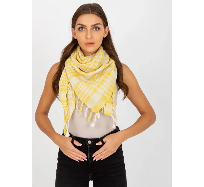 Šátek AT CH model 21307983 světle žlutý - FPrice Šátek AT CH model 21307983 světle žlutý - FPrice