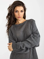 Dámský svetr BA SW 9005 .36P tmavě šedá - FPrice