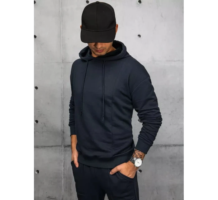 Pánské tmavě modré tepláky FashionStreet AX0674 Pánské tmavě modré tepláky FashionStreet AX0674