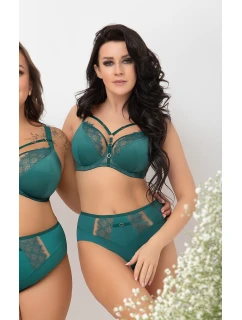 Gorsenia B004 Kasja Brazilské kalhotky Zelená S-2XL