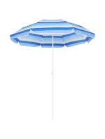 BALKONOVÝ PLÁŽOVÝ SLUNEČNÍK 180CM MODRÁ LINIE 1048819