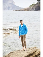 Fruit of the Loom Classic Hooded Sweat Jacket Mikina s kapucí 16.2062 heather grey Fruit of the Loom Classic Hooded Sweat Jacket Mikina s kapucí 16.2062 heather grey