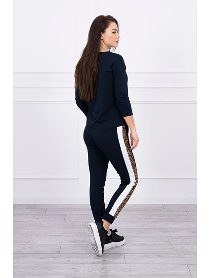 Sada s leopardím potiskem v námořnické model 18743822 - K-Fashion