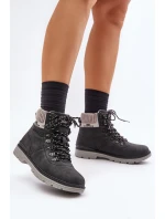 Zateplené dámské kotníkové boty černé model 21676755 - Lee Cooper Zateplené dámské kotníkové boty černé model 21676755 - Lee Cooper