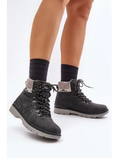 Zateplené dámské kotníkové boty černé model 21676755 - Lee Cooper