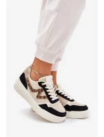 Dámské Sportovní Boty Na Platformě Leopardí Černé model 21688956 - Boto Dámské Sportovní Boty Na Platformě Leopardí Černé model 21688956 - Boto