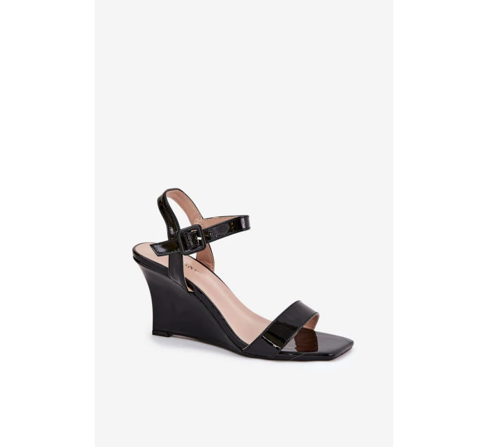 Dámské Sandály Na Klínu Černé model 21688991 - Boto