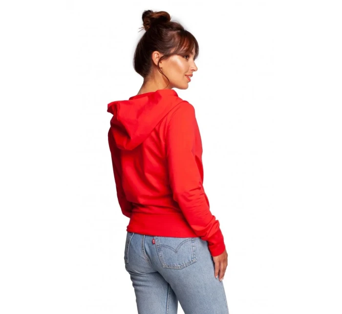 Zavinovací svetr s kapucí model 21787047 černý - BeWear