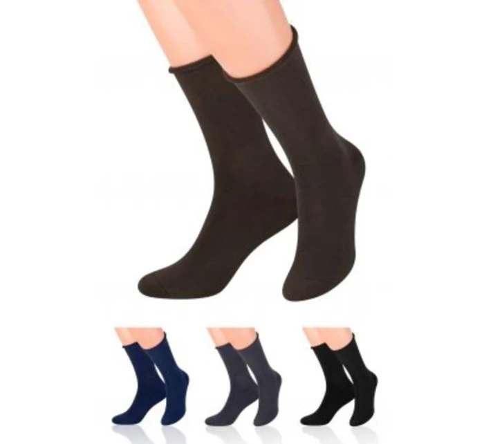 Pánské netlačící froté ponožky 111