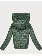 Dámská khaki bunda z umělé kožešiny S'West (B8389-11011) Dámská khaki bunda z umělé kožešiny S'West (B8389-11011)
