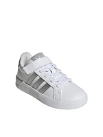 Dětská obuv adidas Grand Court 3.0 white and silver JP9368