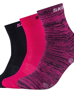 Ponožky 3PPK Mesh  růžové, velikosti model 22380367 - Skechers