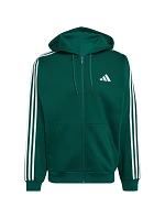 Pánská mikina adidas Essentials 3-Stripes Fleece Full-Zip Hoodie, zelená, KZ1412 Pánská mikina adidas Essentials 3-Stripes Fleece Full-Zip Hoodie, zelená, KZ1412