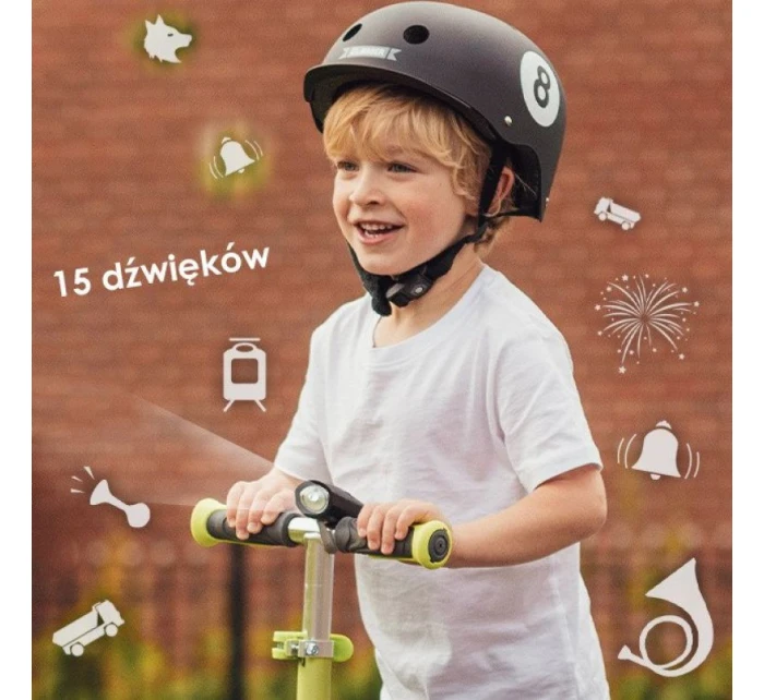 LED světlo + klakson Globber Mini Buzzer 530-100 DE1