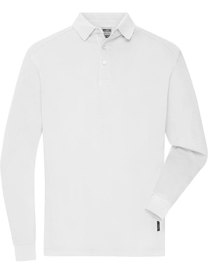 Daiber JN 1842 Pánské pracovní piqué polo s dlouhým rukávem 02.1842 white Daiber JN 1842 Pánské pracovní piqué polo s dlouhým rukávem 02.1842 white