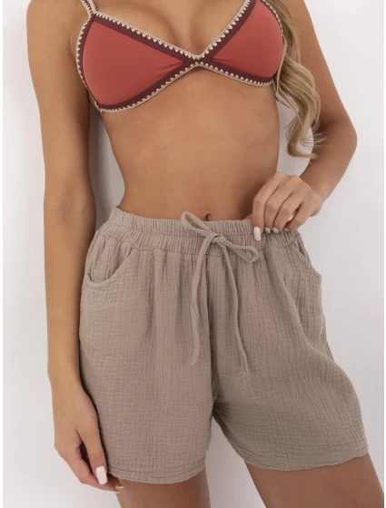 Szorty MO SN model 21235923 ciemny bezowy - FPrice