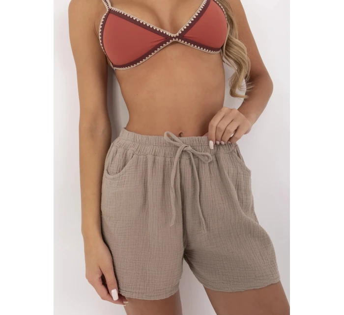 Szorty MO SN model 21235923 ciemny bezowy - FPrice