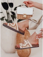 Dámské korkové žabky KORKARTA beige FashionStreet ZY0892