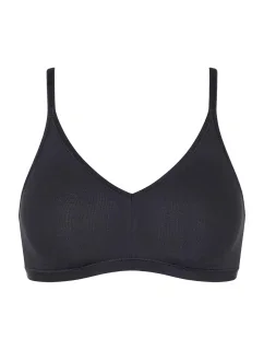 Dámská podprsenka GO Daily Cotton Soft bra - BLACK - černá 0004 - SLOGGI