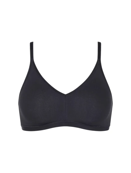Dámská podprsenka GO Daily Cotton Soft bra - BLACK - černá 0004 - SLOGGI