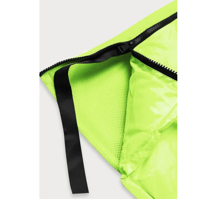 Neonově žlutá dlouhá zimní bunda z různých spojených materiálů (jin-210) Neonově žlutá dlouhá zimní bunda z různých spojených materiálů (jin-210)