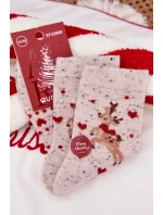 Dámské Vánoční Ponožky S A  Šedé model 21786728 - Aura.via