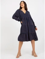 Šaty D73771M30361A2 tmavě modré Šaty D73771M30361A2 tmavě modré