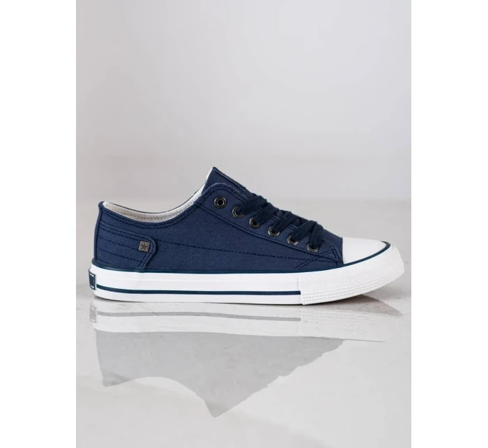 Originální  tenisky modré dámské bez podpatku