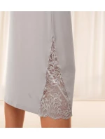 Dámská noční košile Timeless Sensuality NDK SSL - GRAY - šedá 7816 - TRIUMPH Dámská noční košile Timeless Sensuality NDK SSL - GRAY - šedá 7816 - TRIUMPH