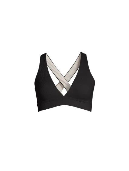 CASALL Bikiny s výstřihem do V a překříženými zády Black CASALL Bikiny s výstřihem do V a překříženými zády Black