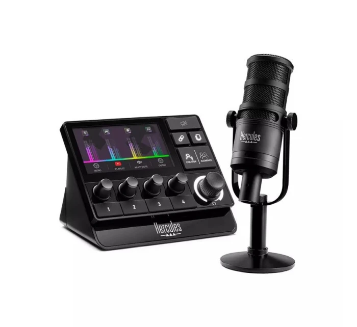 Hercules Stream Essentials Kit XLR streamování maloobchodní Hercules Stream Essentials Kit XLR streamování maloobchodní