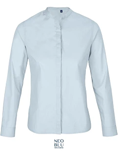 NEOBLU Bart Women Popelínová halenka s dlouhým rukávem 24.3787 soft blue