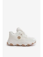 Dámské Sportovní Boty Na Šněrování Zateplené Na Platformě Bílé Verioras Dámské Sportovní Boty Na Šněrování Zateplené Na Platformě Bílé Verioras