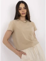 T shirt CLM TS model 21091808 beżowy - FPrice