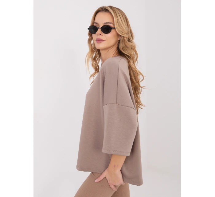 Bluzka MJ BZ model 21782527 ciemny bezowy - FPrice