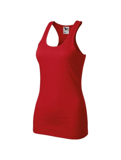 Racer tílko dámské červená Racer tílko dámské červená