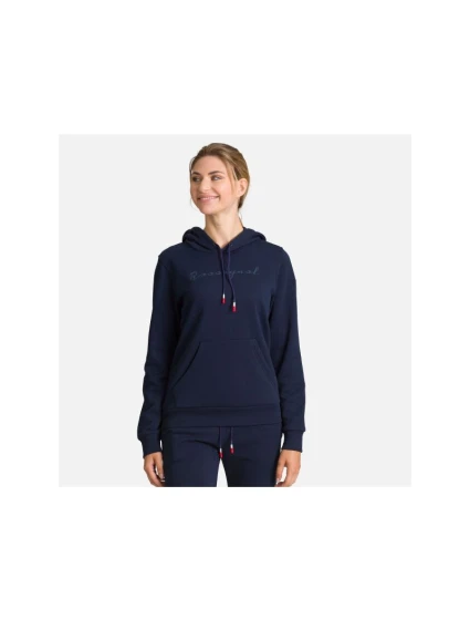 ROSSIGNOL W Logo Sweat Hood Fl navy blue ROSSIGNOL W Logo Sweat Hood Fl navy blue