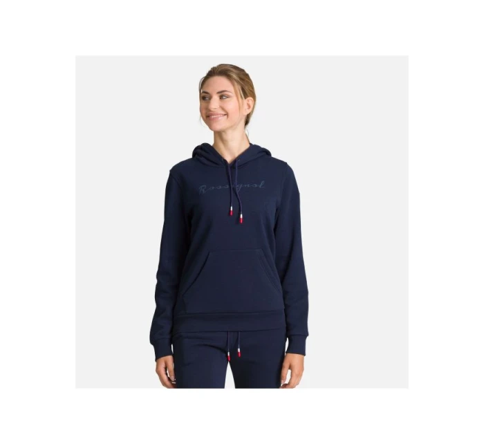 ROSSIGNOL W Logo Sweat Hood Fl navy blue ROSSIGNOL W Logo Sweat Hood Fl navy blue