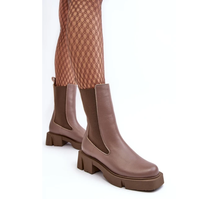 Dámské boty s  hnědé model 21638242 - Laura Messi