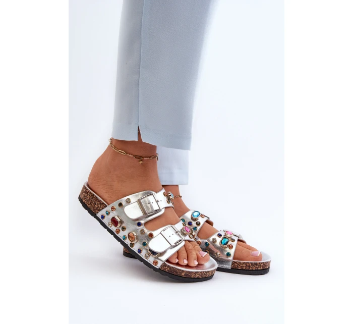 Dámské Žabky S Stříbrné model 21660457 - S.Barski Dámské Žabky S Stříbrné model 21660457 - S.Barski