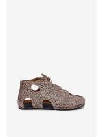 Vzorované Kožené Botky model 21697476 Panterka - Maciejka