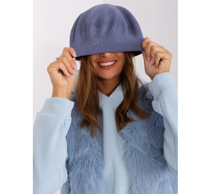 Czapka AT CZ model 18985157 ciemny niebieski - FPrice Czapka AT CZ model 18985157 ciemny niebieski - FPrice