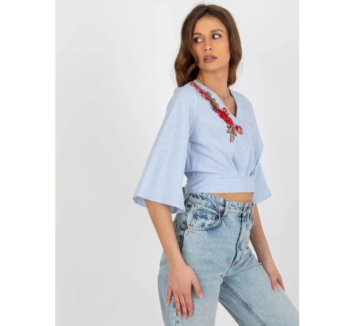 Halenka LK BZ 506243.78 bílá a modrá