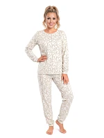 PYŽAMO model 22402763 LONG ECRU - Donna PYŽAMO model 22402763 LONG ECRU - Donna