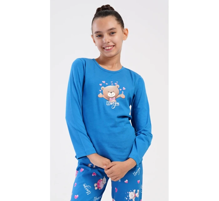 Dětské pyžamo dlouhé Méďa I love model 20851279 - Vienetta Kids