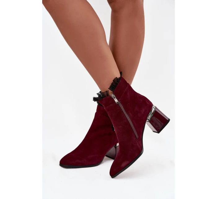 Boty na podpatku  model 221134 Step in style