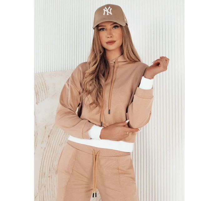 Dámská tepláková souprava SANELIS beige FashionStreet AY0987